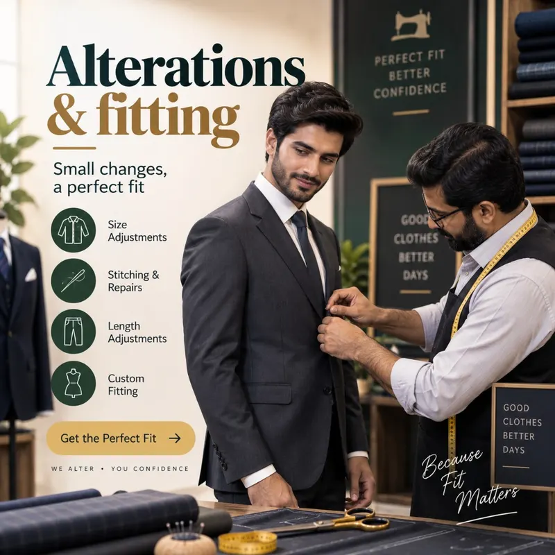 Alterations and fitting with custom stitching — silaaimarkaz